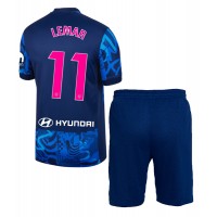 Camisa de Futebol Atletico Madrid Thomas Lemar #11 Equipamento Alternativo Infantil 2024-25 Manga Curta (+ Calças curtas)